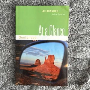 At a Glance Sentences Book by Lee Brandon